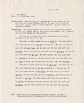 1962 Commencement Rituals, Faculty Note - Spring