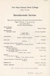 1963 Commencement Baccalaureate Program - Spring