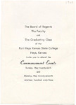 1963 Commencement Invitations - Spring