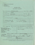 1964 Commencement Banquet, Application for Facilities - Summer