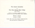 1965 Commencement Alumni, Invitation