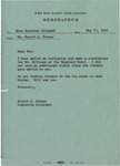 1965 Commencement Banquet, Invitation Letters - Spring