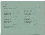 1965 Commencement Ritual, Exchanged Letters - Spring