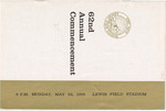 1965 Commencement Programs - Spring