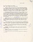 1966 Commencement Rituals, Letter to Faculty - Spring