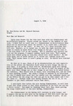 1966 Commencement Rituals, Dean's Letters - Summer