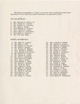1967 Commencement Alumni, Memberships