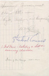 1967 Commencement Baccalaureate Sermon Speaker, Handwritten Note - Summer