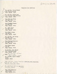1969 Commencement Alumni, Additions