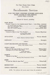 1969 Commencement Baccalaureate Program - Spring
