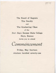 1971 Commencement Invitations
