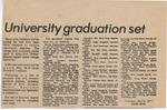1977 Commencement Degrees, Newspaper Clippings