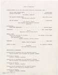 1978 Commencement Rituals, Order of Exercises