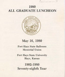 1980 Commencement Banquet
