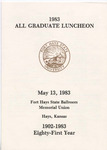 1983 Commencement Banquet