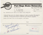 1985 Commencement Rituals, Dr. Masters Absence