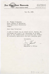 1986 Commencement Rituals, Registrar's Office Appreciation Letters