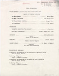 1989 Commencement Rituals, Order of Exercises by Fort Hays State University