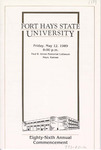 1989 Commencement Program by Fort Hays State University