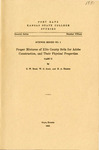 Proper Mixtures of Ellis County Soils for Adobe Construction, and Their Physical Properties PART II by Buster Wayne Read, W. G. Read, and H. A. Zinszer