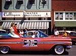 Pat Ward and Judy Wedel in a Parade in Newton