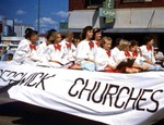 Sedgwick Churches Float in Newton Parade