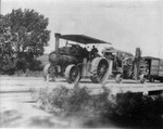Carman Hartman Driving a Steam Engine Tractor
