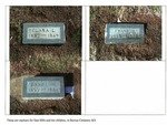 Three Grave Stones in the Burrton Cemetery