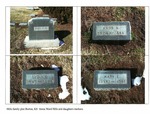 Four Grave Stones in the Burrton Cemetery
