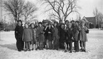 Winter Group Photograph Outside