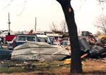 March 1990 Tornado - Debris and Automobiles