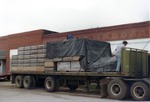 Solar Collectors on a Flatbed Truck