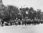 Sedgwick High School Band in the Parade