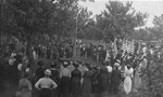 Gathering at a Cemetery