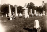 Man Sitting in Portland Mills Cemetery