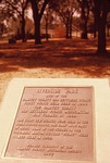 Historical Marker in Riverside Park in Halstead
