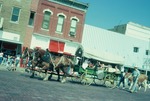 Covered Wagon in a Parade