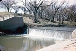 The Little Arkansas River Dam at Harvey County West Park