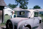 Beth Utterback with Her Model A Car