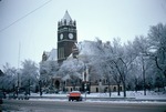 Harvey County Courthouse in Winter