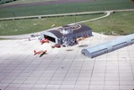 Aerial View of Wirt Air Field and Hangar
