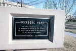 Commemorative Plaque in Okerberg Park