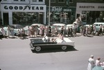Four Women in a Convertible in a Parade