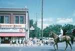 One Horseback Rider in a Parade