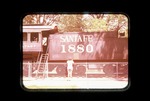 Santa Fe Engine 1880 Located in Military Park in Newton