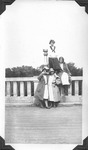 Senior Girls on a Bridge at Riverside Park