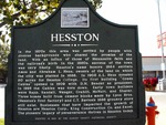 Historical Marker For Hesston