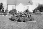 Flowers, Plants and Shrubs Outside of the Hesston Methodist Church