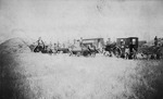 Harvest Scene from 1895 and Includes a Dinner Wagon