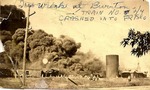 View of Train Wreck from a Distance